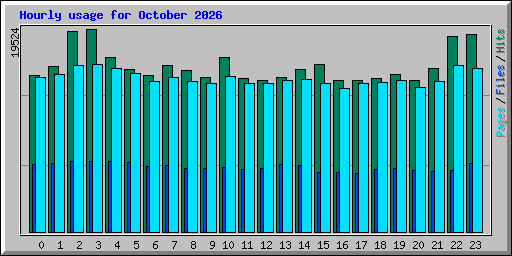 Hourly usage for October 2026